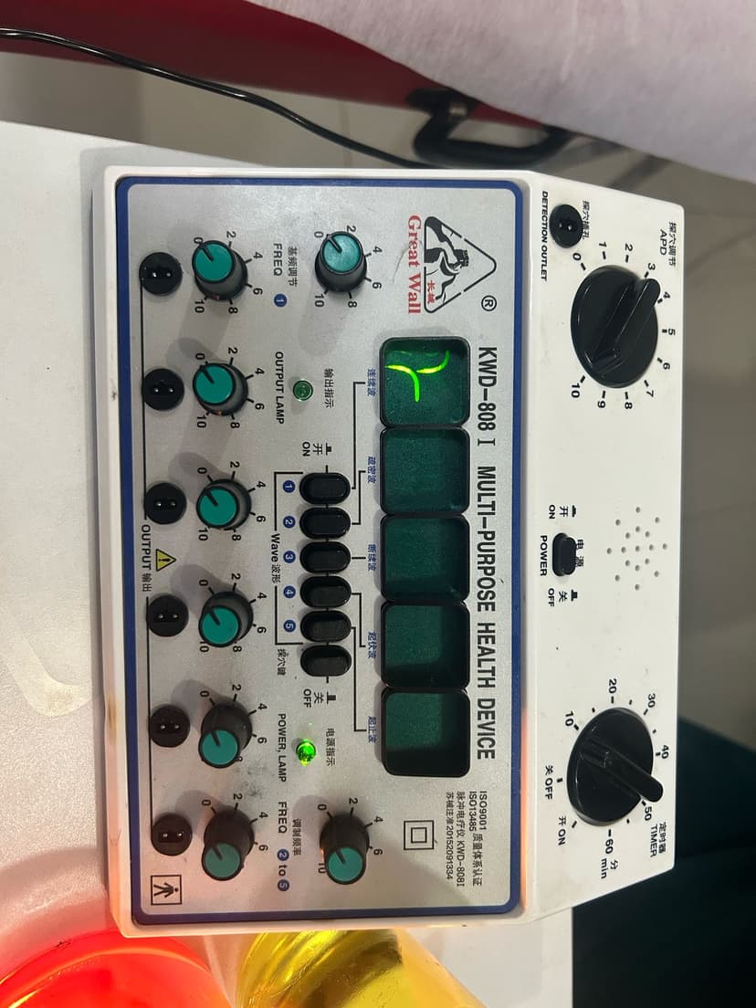 Equipamiento de terapia